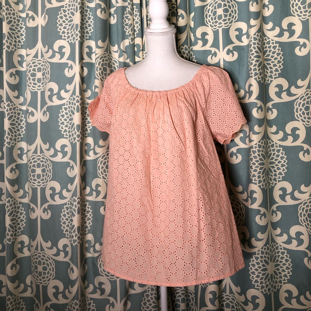 Ellos Eyelet Cotton Tunic
